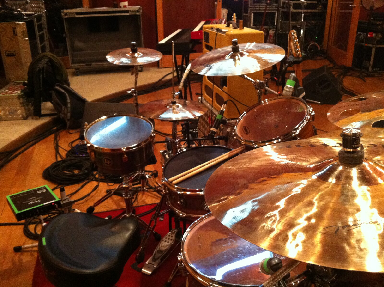 On-site session at A Record Studio